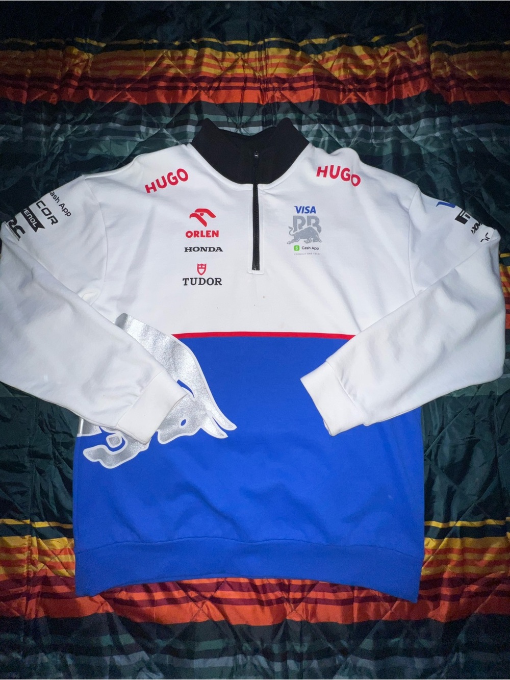 HUGO x Visa Cash App Racing Bulls 2024 Half-Zip Sweatshirt